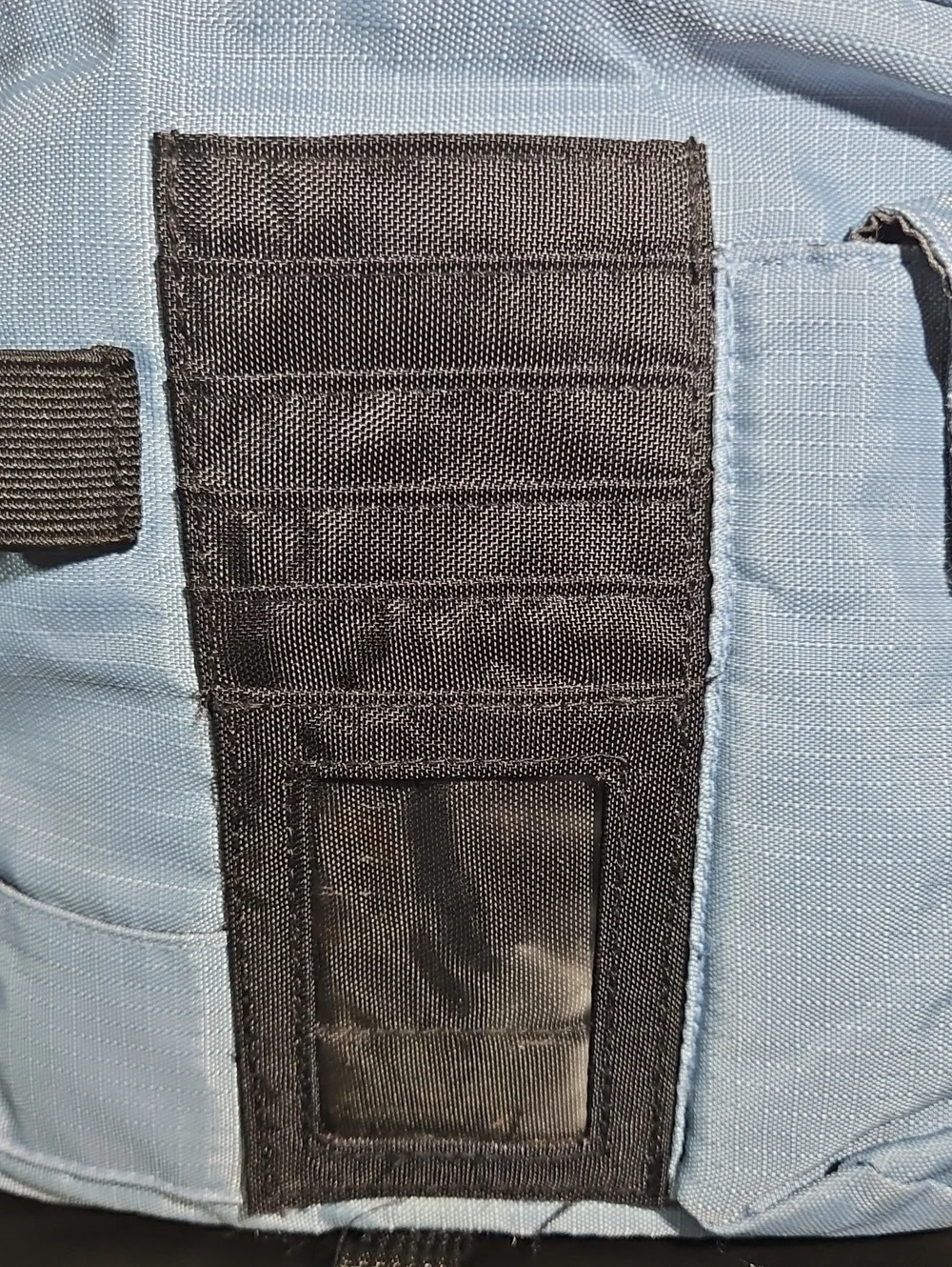 Eddie Bauer Travel Gear Light Blue/Black Crossbody Bag